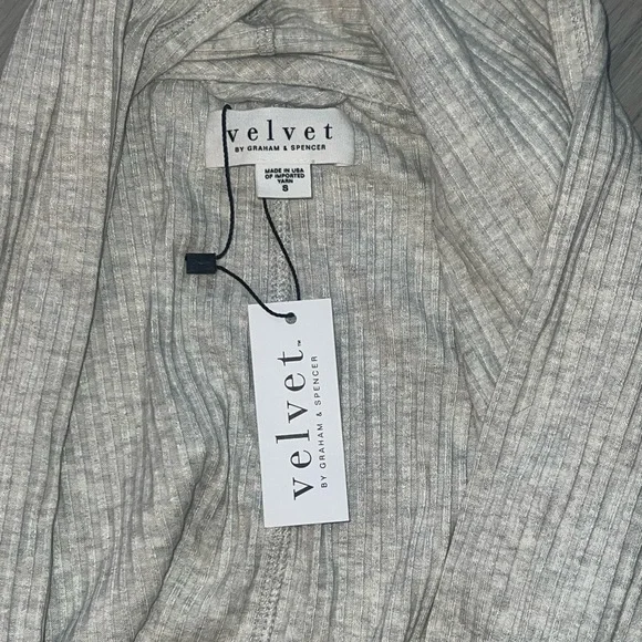 New Velvet by Graham & Spencer Cozy Long Rib Cardigan Size S - Picture 4 of 5